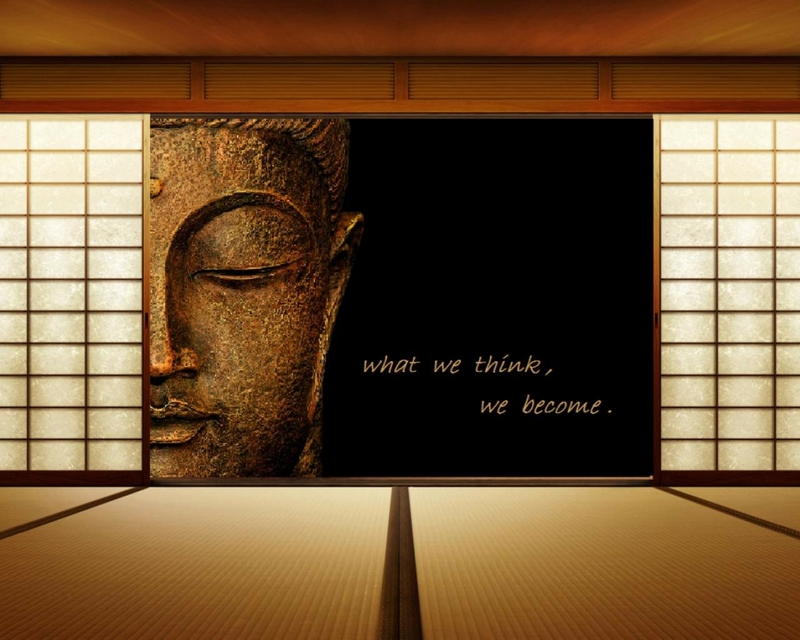 text quotes zen buddha think wooden floor 1280x1024 wallpaper_www.wallpaperhi.com_79