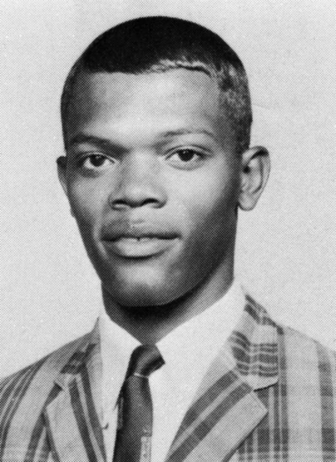 Samuel L. Jackson in high school.