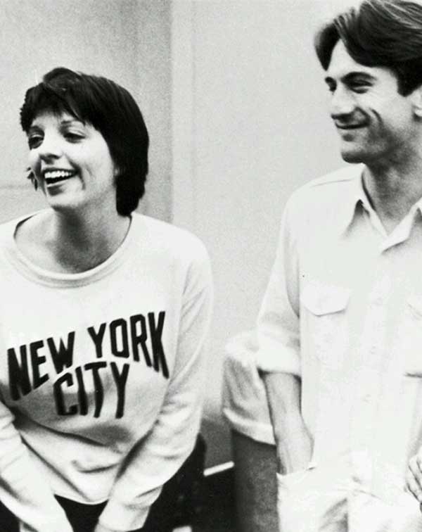 Liza Minnelli and Robert De Niro on the set of New York New York
