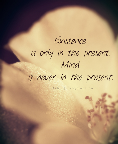 Osho-Mind-in-never-in-the-present